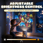 LED-projektionsnatlampe med havtema til børn