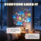 LED-projektionsnatlampe med havtema til børn
