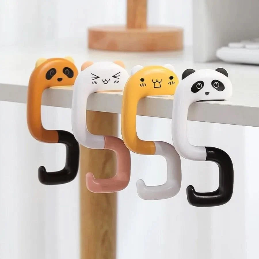 Gancio a forma di animale da appendere alla porta per borse e accessori di uso quotidiano
