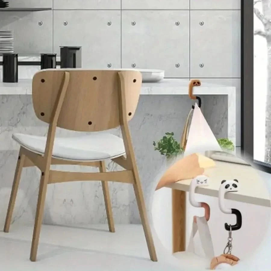 Gancio a forma di animale da appendere alla porta per borse e accessori di uso quotidiano