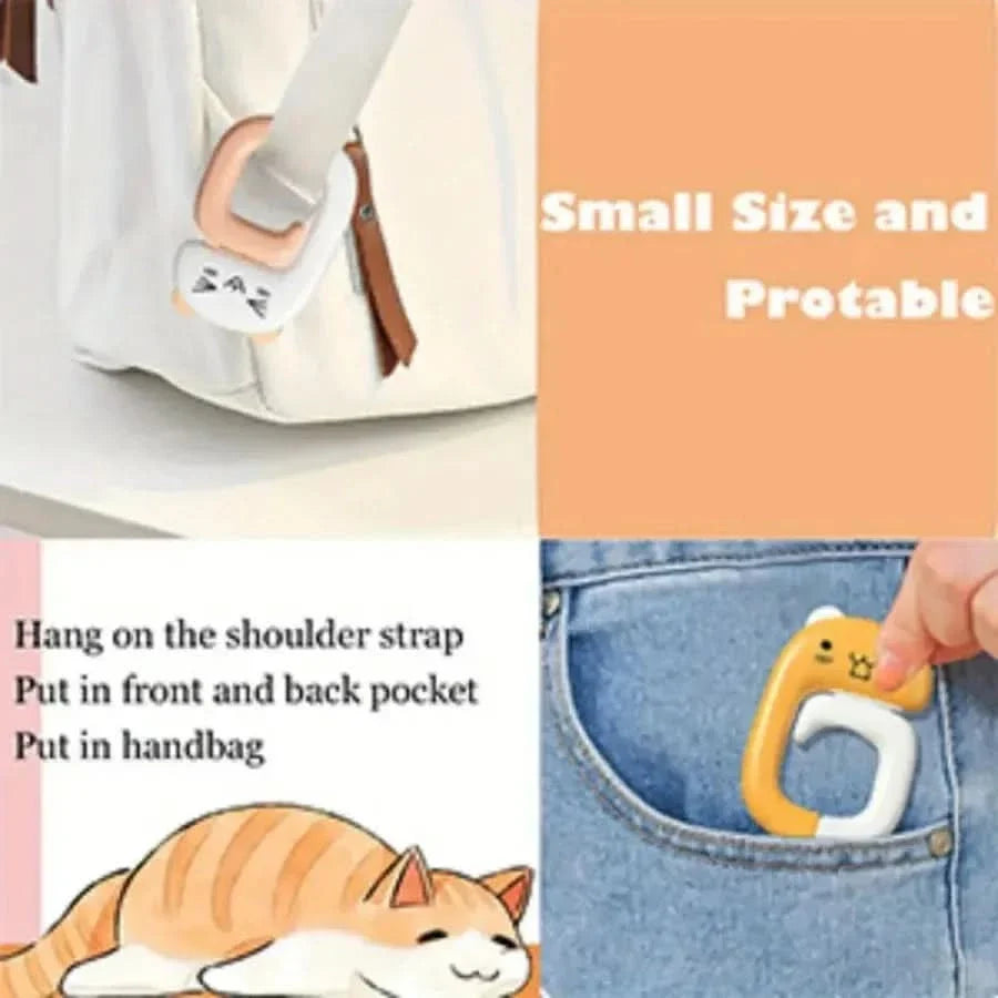 Gancio a forma di animale da appendere alla porta per borse e accessori di uso quotidiano