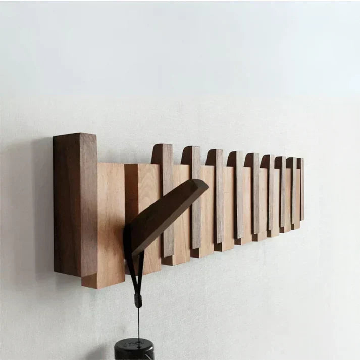 Moderne vægur i træ med minimalistisk design til stilfulde hjem