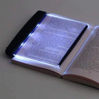 Lampe de lecture LED portable pour livres avec panneau transparent
