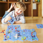 Set de circuit de course-puzzle d’aventure spatiale AstroTrack