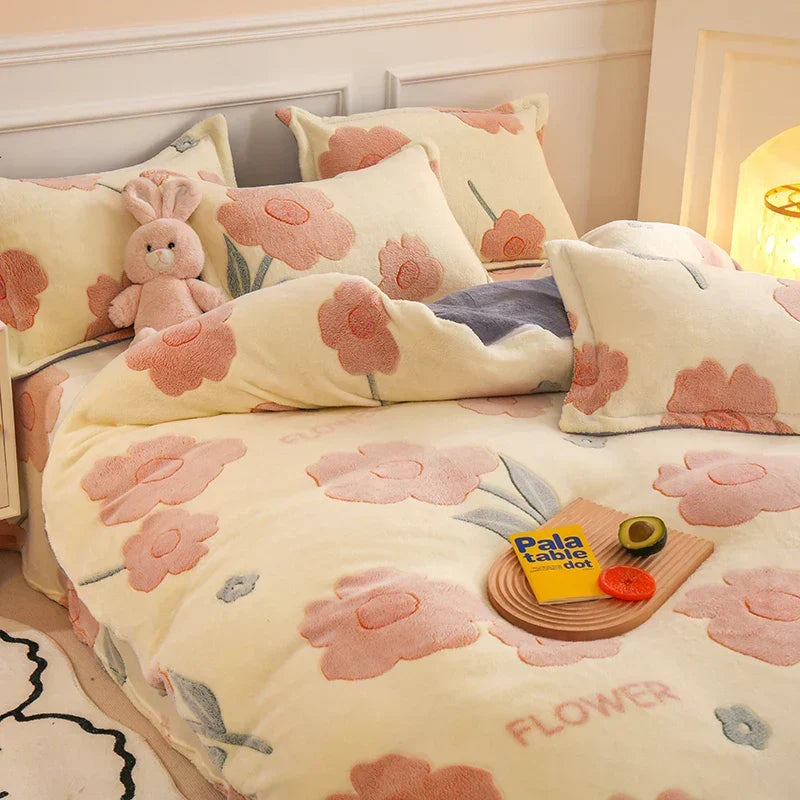 Fleece-Bettwäsche-Set