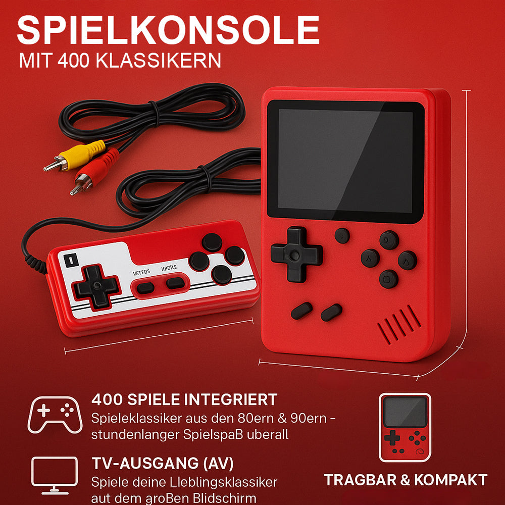 Consola portátil de videojuegos retro