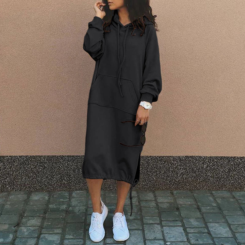 Women’s Hooded Midi Dress