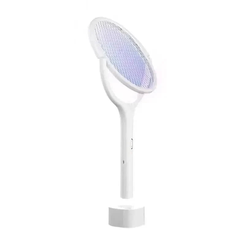 Genopladelig elektrisk myggeskræmmer med LED-lampe og justerbart hoved
