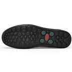 Herren Slipper Casual Loafers mit kontrastierendem Fersen-Detail