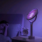 Genopladelig elektrisk myggeskræmmer med LED-lampe og justerbart hoved