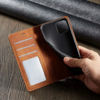 iPhone Wallet Case with Magnetic Holder and Card Storage