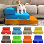 Escalera para mascotas con peldaños acolchados