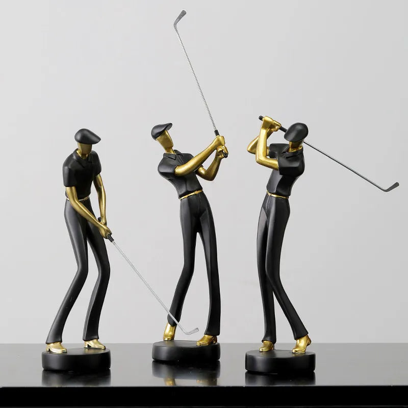 Golf Player Decorative Figurine