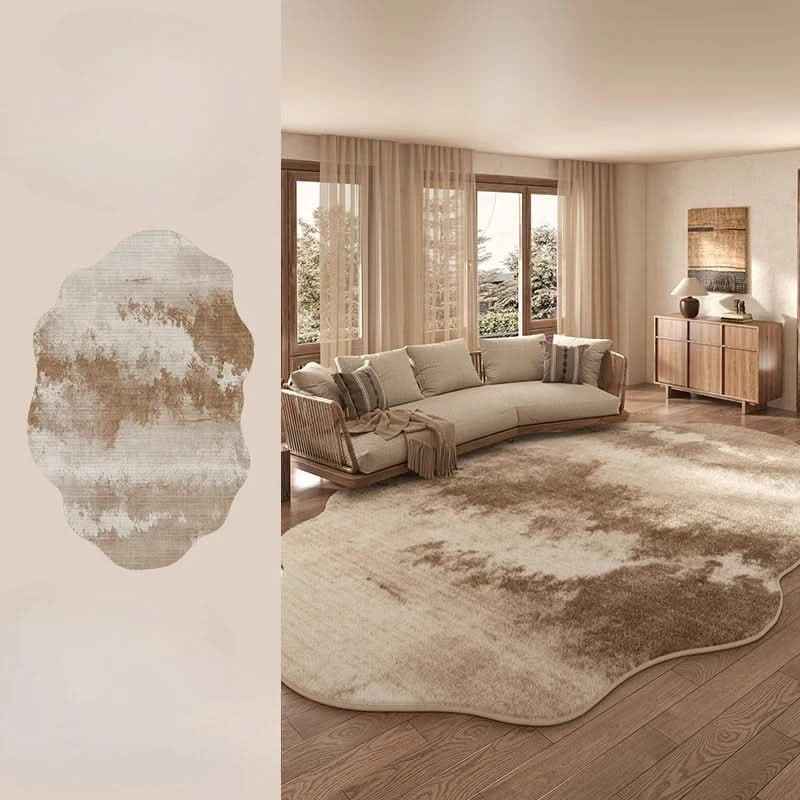 CloudSoft Irregular Plush Area Rug