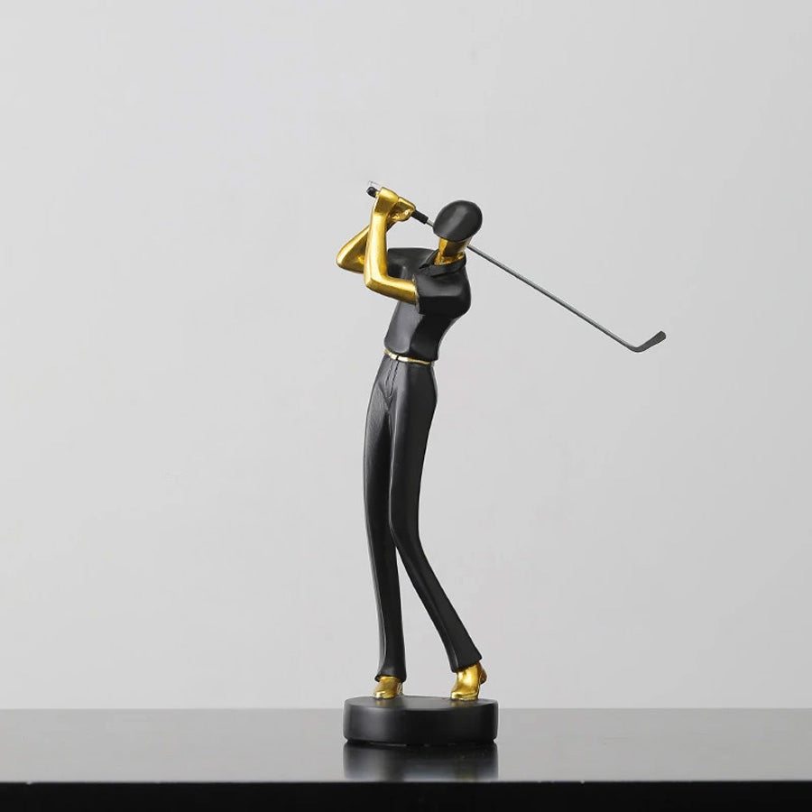 Golf Player Decorative Figurine