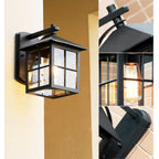 Aplique de pared exterior estilo farol vintage