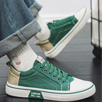 Klassische Herren-Canvas-Sneaker zum Schnüren