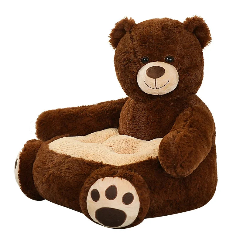 Plush Animal-Shaped Pet Bed