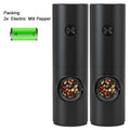 Electric LED Salt and Pepper Grinder Set