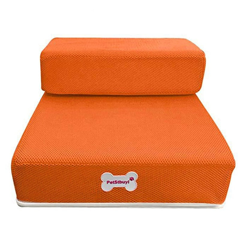 Escalera para mascotas con peldaños acolchados