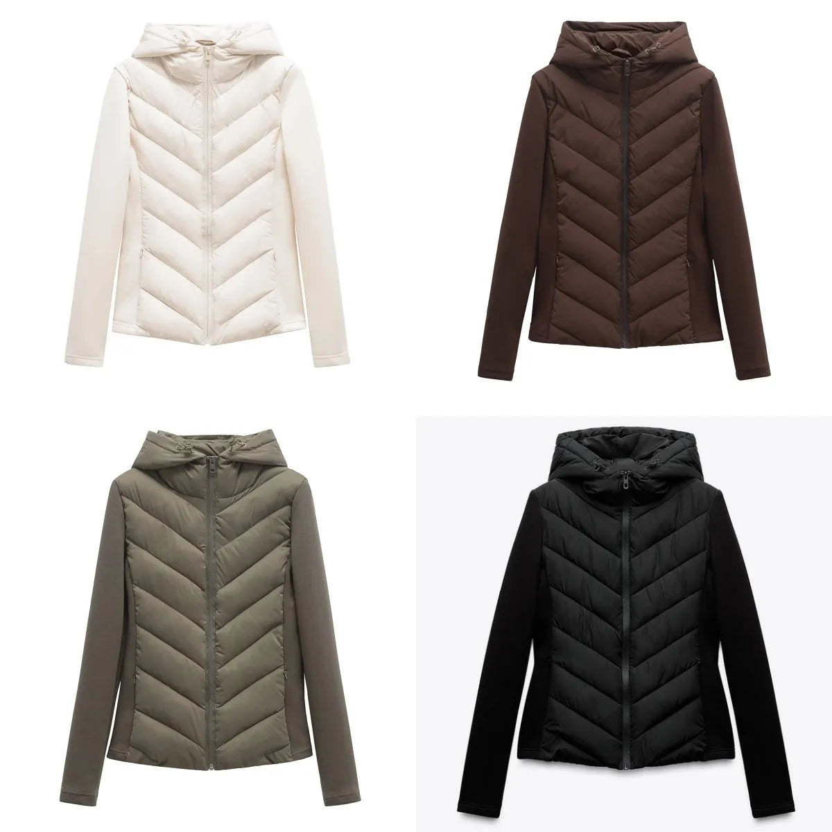 Women’s Hybrid Quilted Hooded Jacket