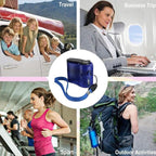 Portable Hand-Crank Emergency Charger with USB Output & LED Light