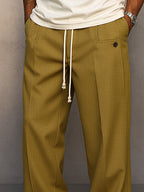 Men's Relaxed Drawstring Casual Pants