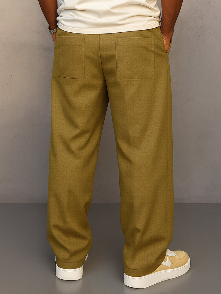 Men's Relaxed Drawstring Casual Pants