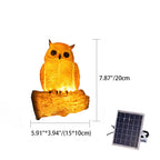 Solar-Tier-Gartenleuchte mit warmweißem LED-Leuchten