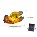 Solar-Tier-Gartenleuchte mit warmweißem LED-Leuchten