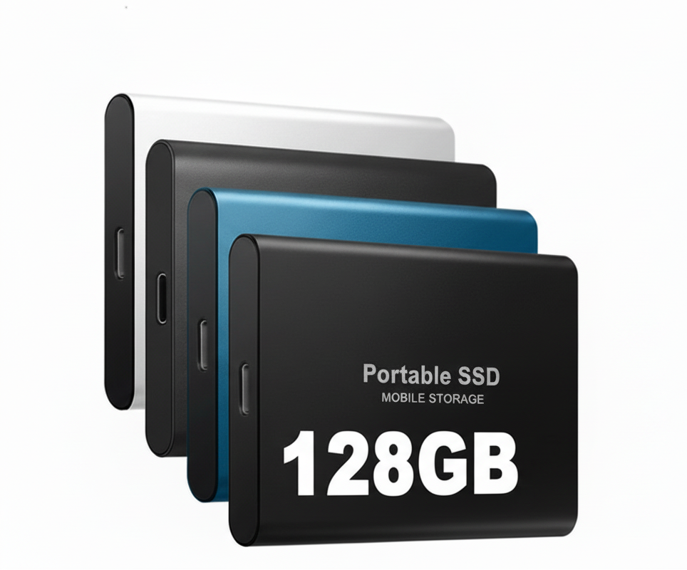 Portable SSD Drive with Compact USB-C Design