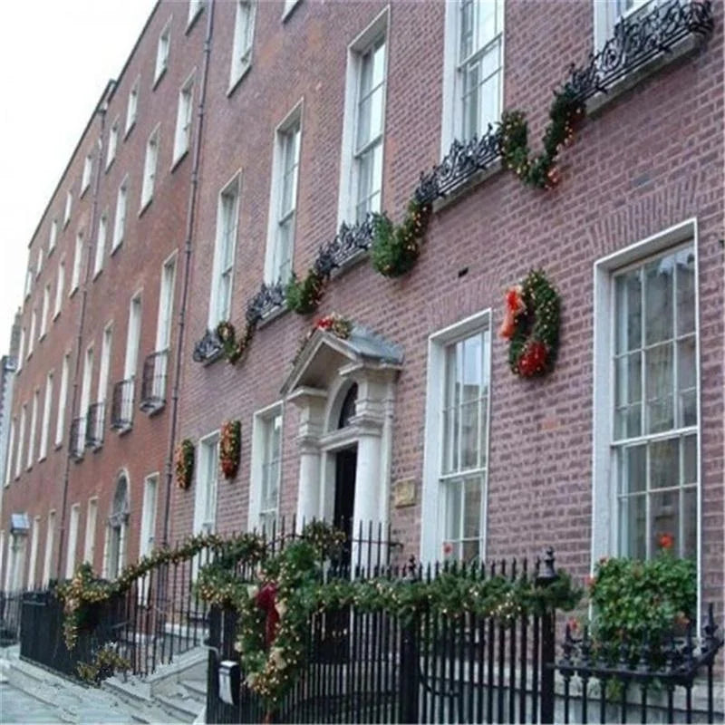 Guirnalda de espumillón navideño