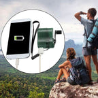 Portable Hand-Crank Emergency Charger with USB Output & LED Light