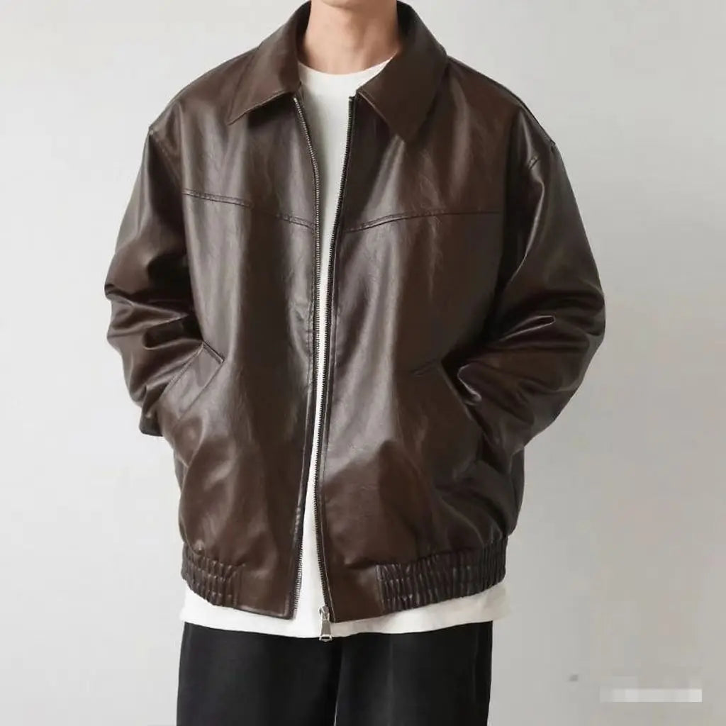 Giacca casual da uomo con cerniera