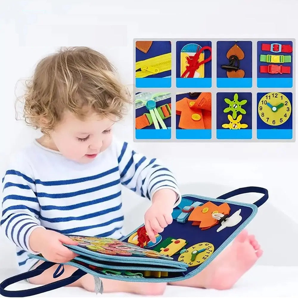 Libro interactivo de actividades Montessori