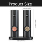 Electric LED Salt and Pepper Grinder Set