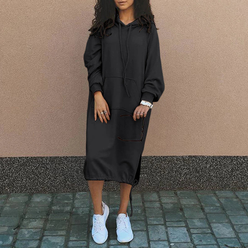 Women’s Hooded Midi Dress