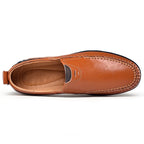 Herren Slipper Casual Loafers mit kontrastierendem Fersen-Detail