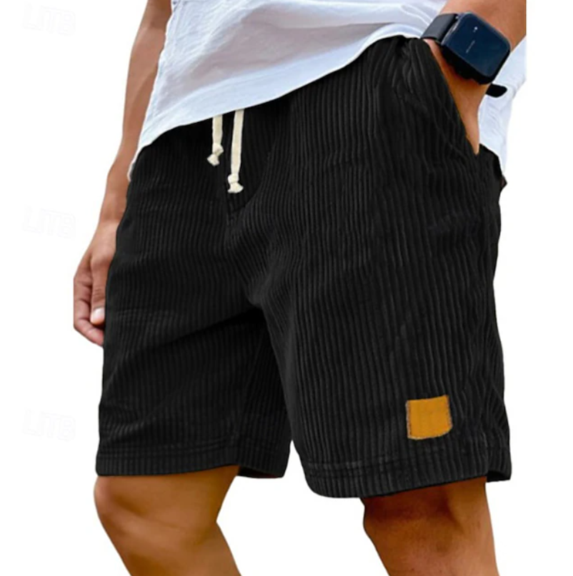 Men's Corduroy Drawstring Shorts