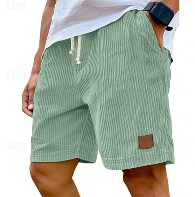 Men's Corduroy Drawstring Shorts