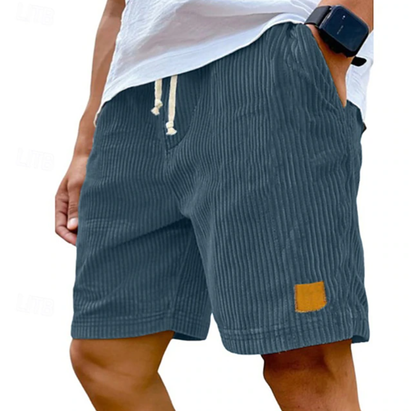 Men's Corduroy Drawstring Shorts