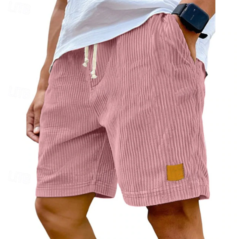 Men's Corduroy Drawstring Shorts