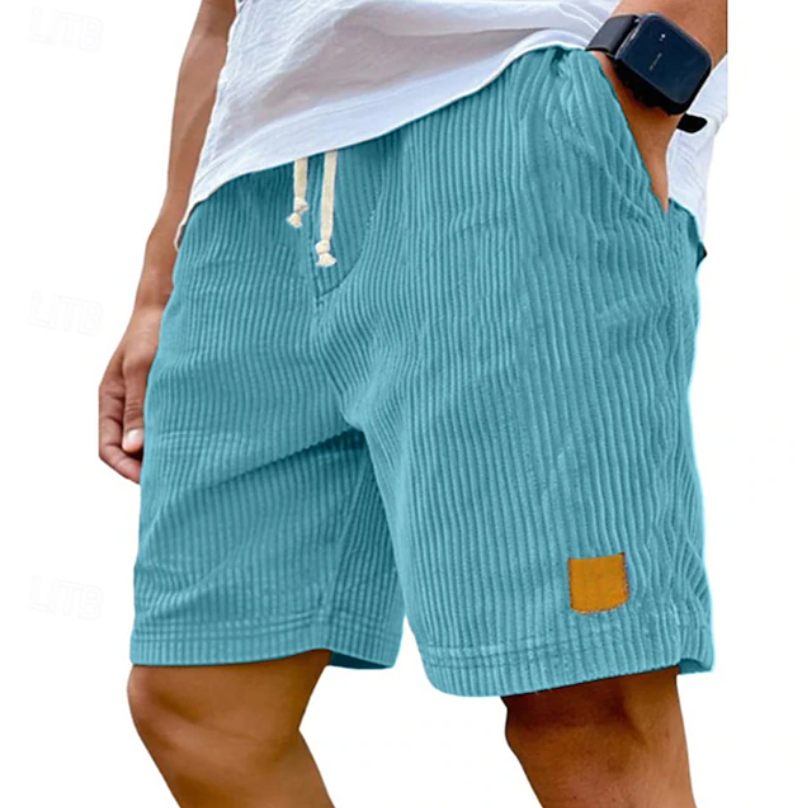 Men's Corduroy Drawstring Shorts