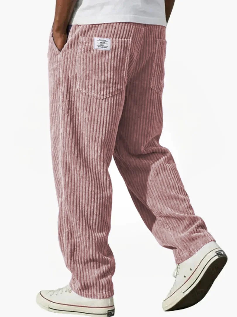 Men’s Ribbed Casual Trousers