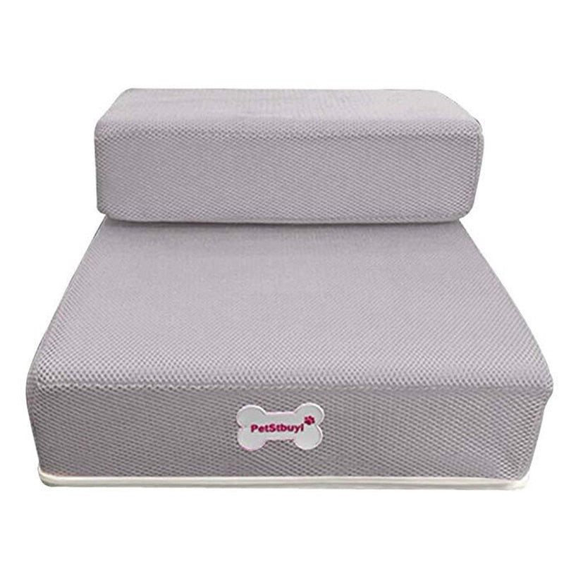Escalera para mascotas con peldaños acolchados