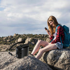 Portable Hand-Crank Emergency Charger with USB Output & LED Light
