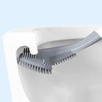Silikon-Toilettenbürste mit flexiblem Kopf