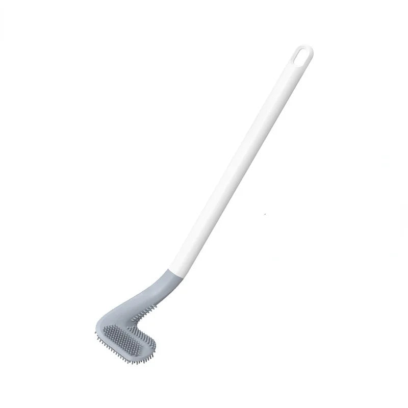 Silikon-Toilettenbürste mit flexiblem Kopf