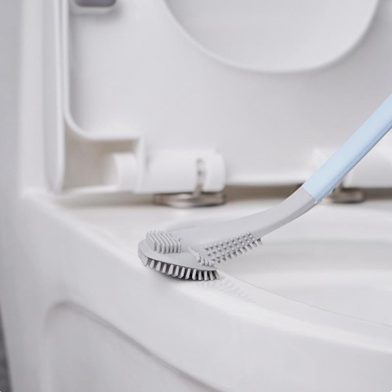 Silikon-Toilettenbürste mit flexiblem Kopf