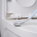 Silikon-Toilettenbürste mit flexiblem Kopf